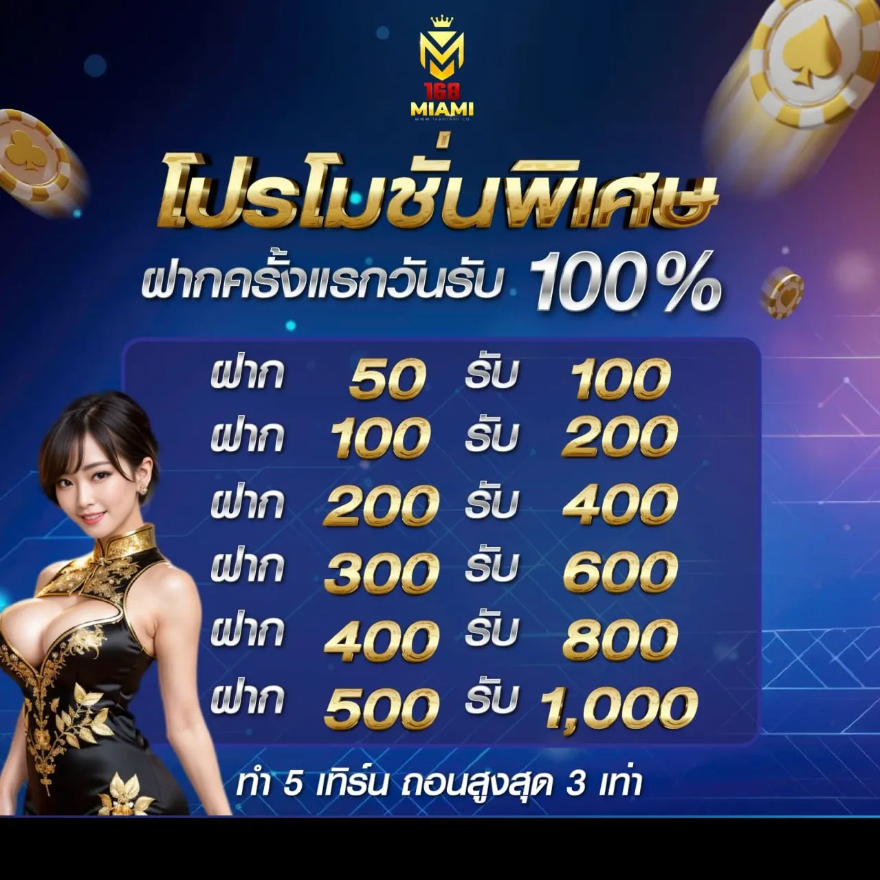 miami 168 ทางเข้า