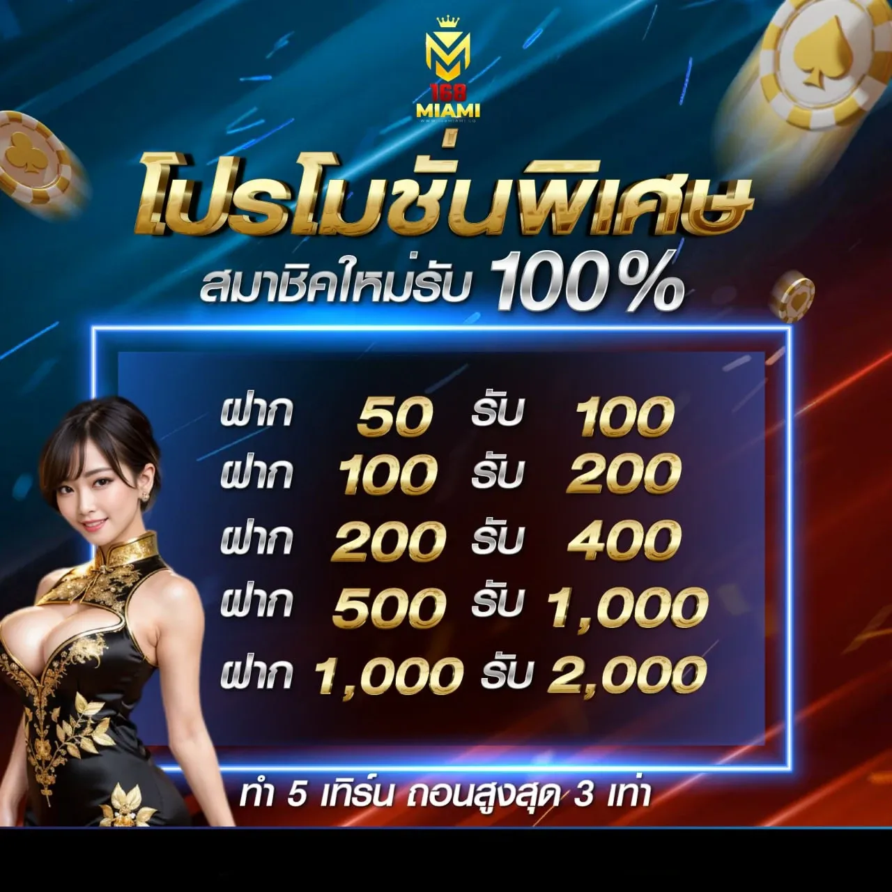 miami 168 ทางเข้า